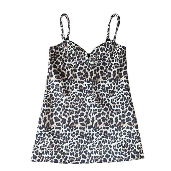 NWT ANTHROPOLOGIE Dhruv Kapoor Leopard Print Mini Size S - Picture 9 of 11